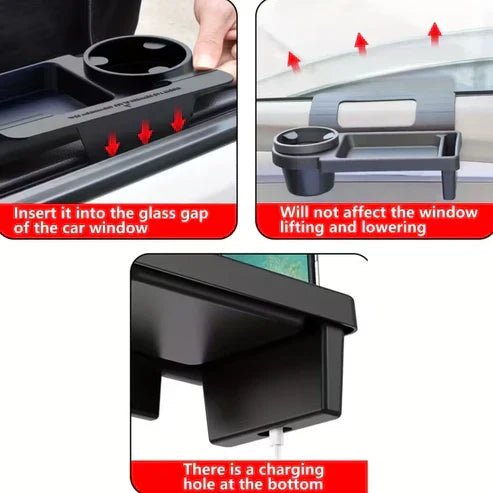 Car Armrest Mobile Phone & Cup Holder - DubaiTrends