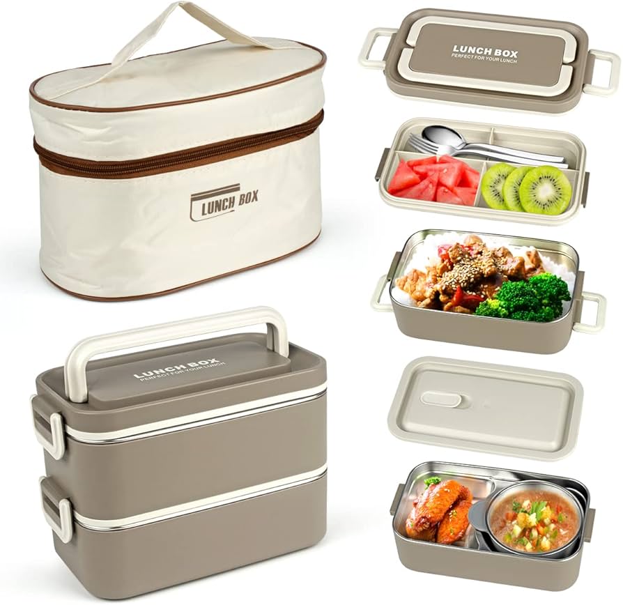 Lunch Box Set with Insulated Carry Bag - DubaiTrends