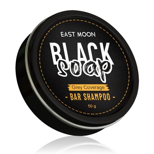 EAST MOON - Black Soap Bar Shampoo (Original) - DubaiTrends