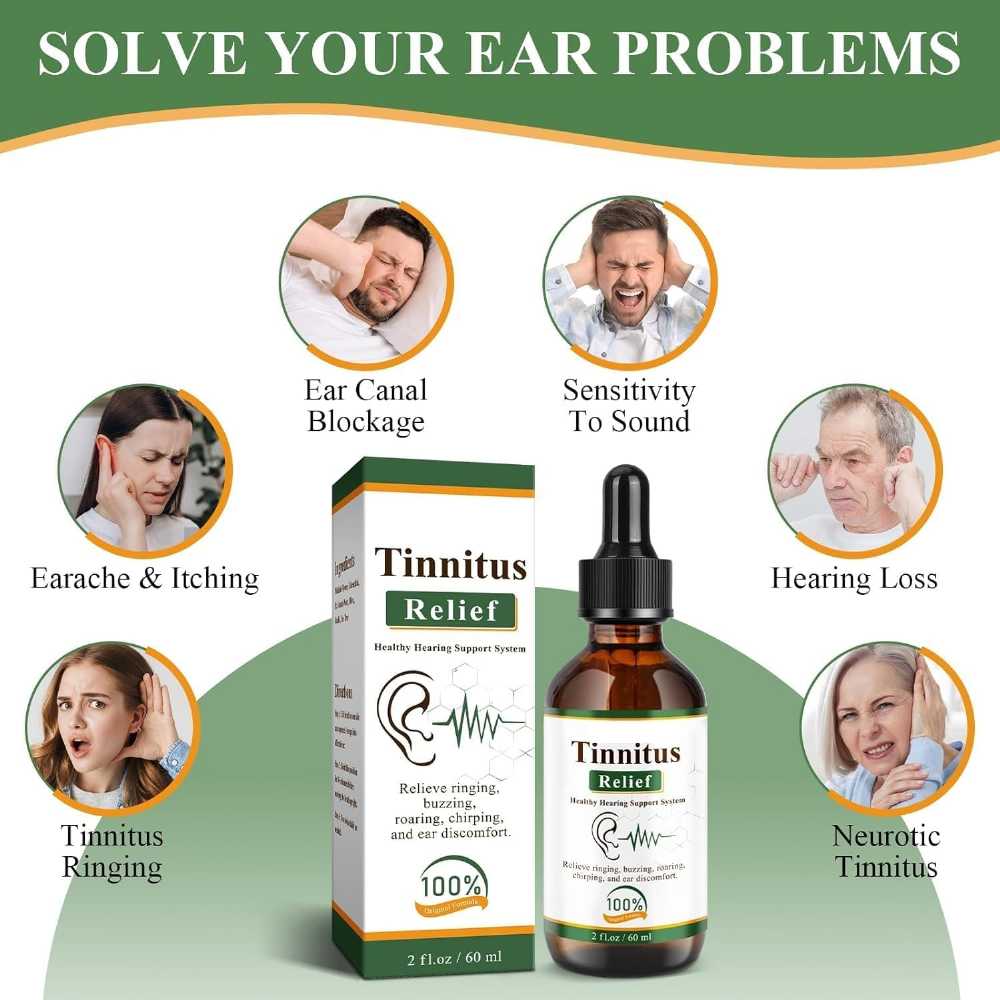Tinnitus Relief Drops – 100% Herbal Formula | قطرات تخفيف طنين الأذن – تركيبة عشبية 100% - DubaiTrends