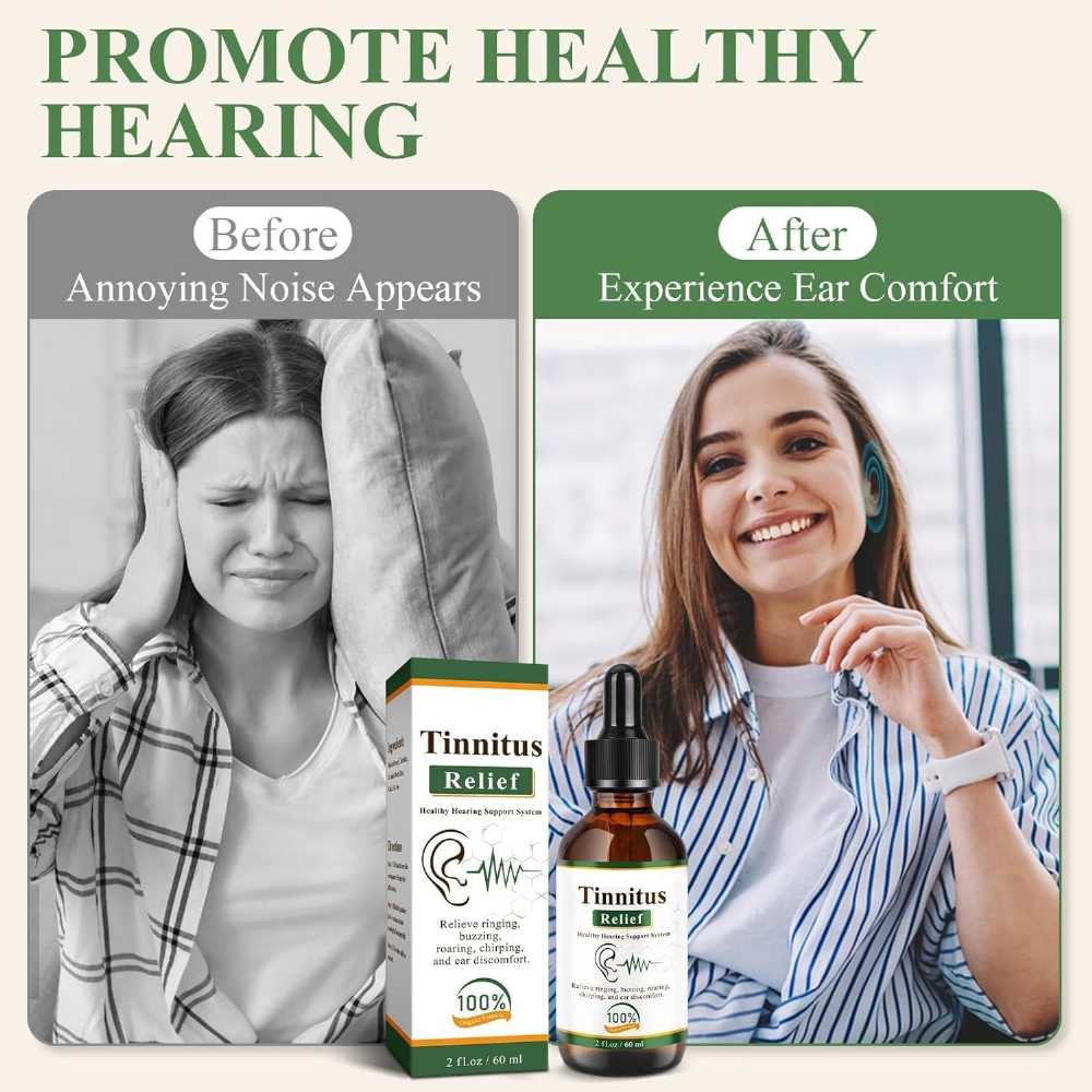 Tinnitus Relief Drops – 100% Herbal Formula | قطرات تخفيف طنين الأذن – تركيبة عشبية 100% - DubaiTrends