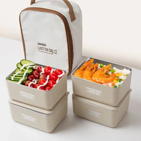 Lunch Box Set with Insulated Carry Bag - DubaiTrends